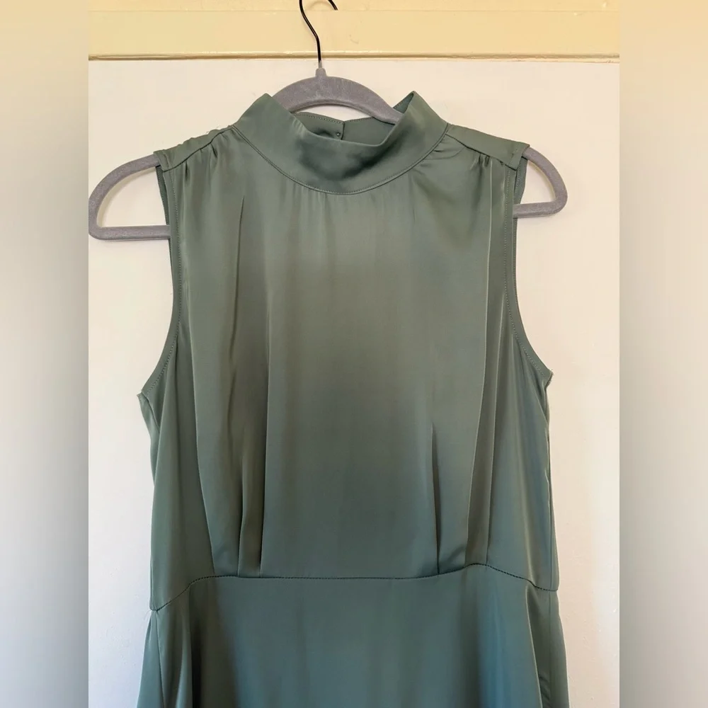 Elegant Teal Sleeveless Maxi Dress - Picture 4 of 5